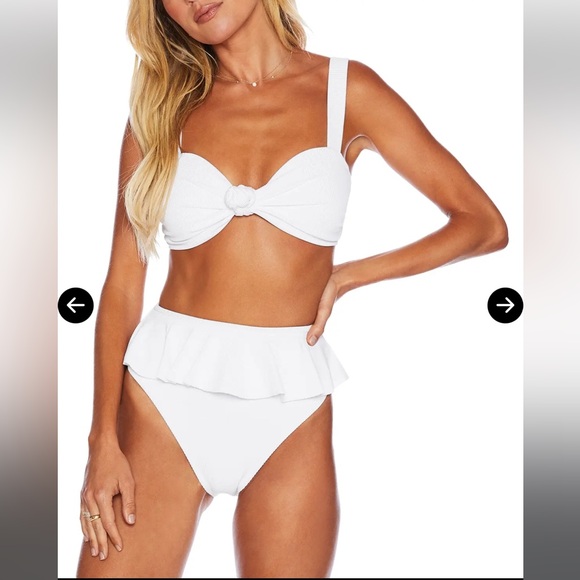 Beach Riot Other - NWT Beach Riot Daisy ruffled bikini bottom